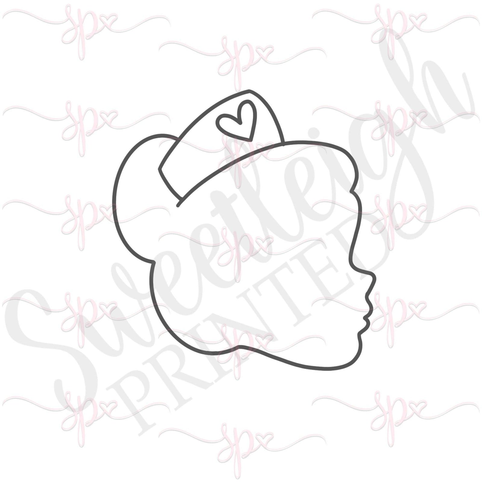 Nurse Silhouette Cookie Cutter - Sweetleigh 