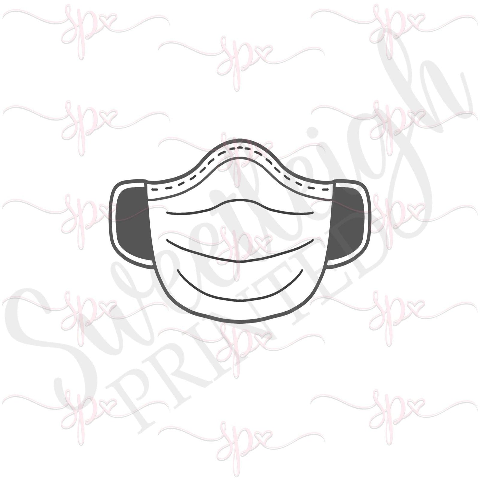 Nursing Mask Cookie Cutter - Sweetleigh 