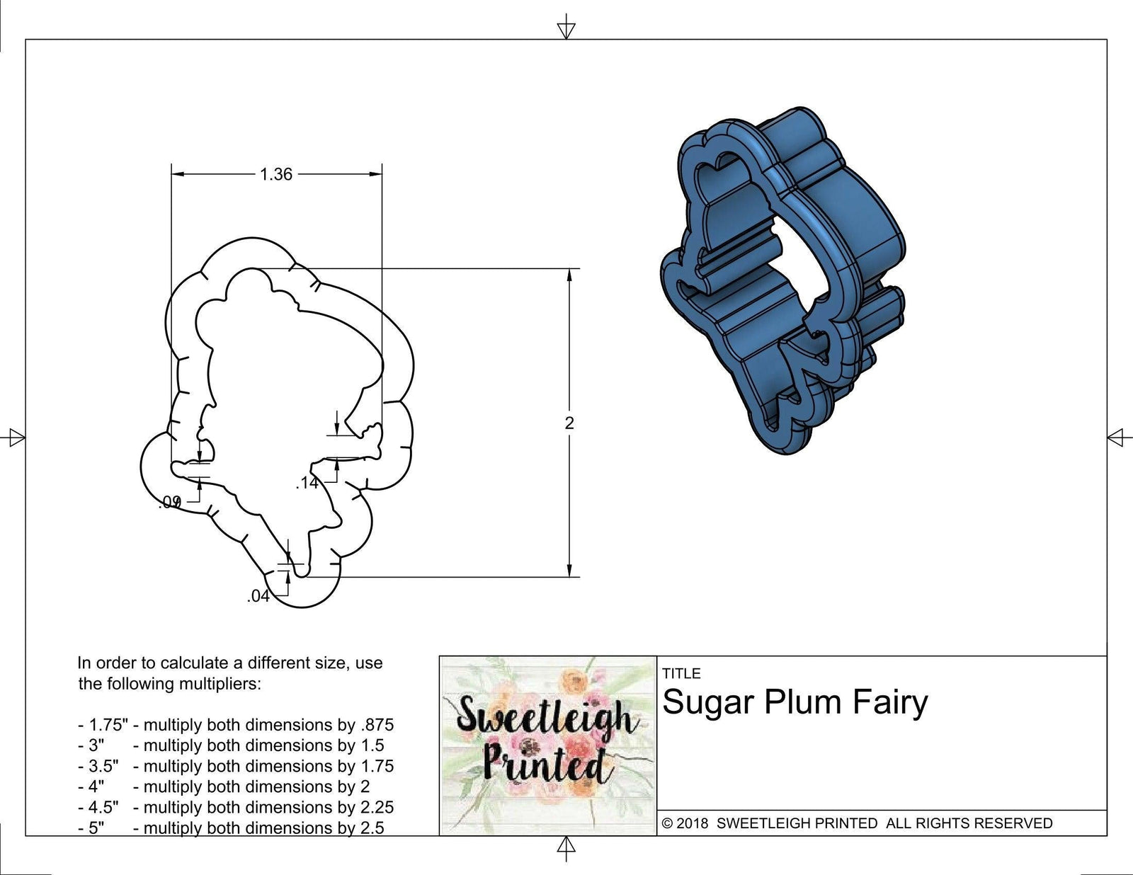 Nutcracker Ballet Character Cookie Cutters - Sweetleigh 
