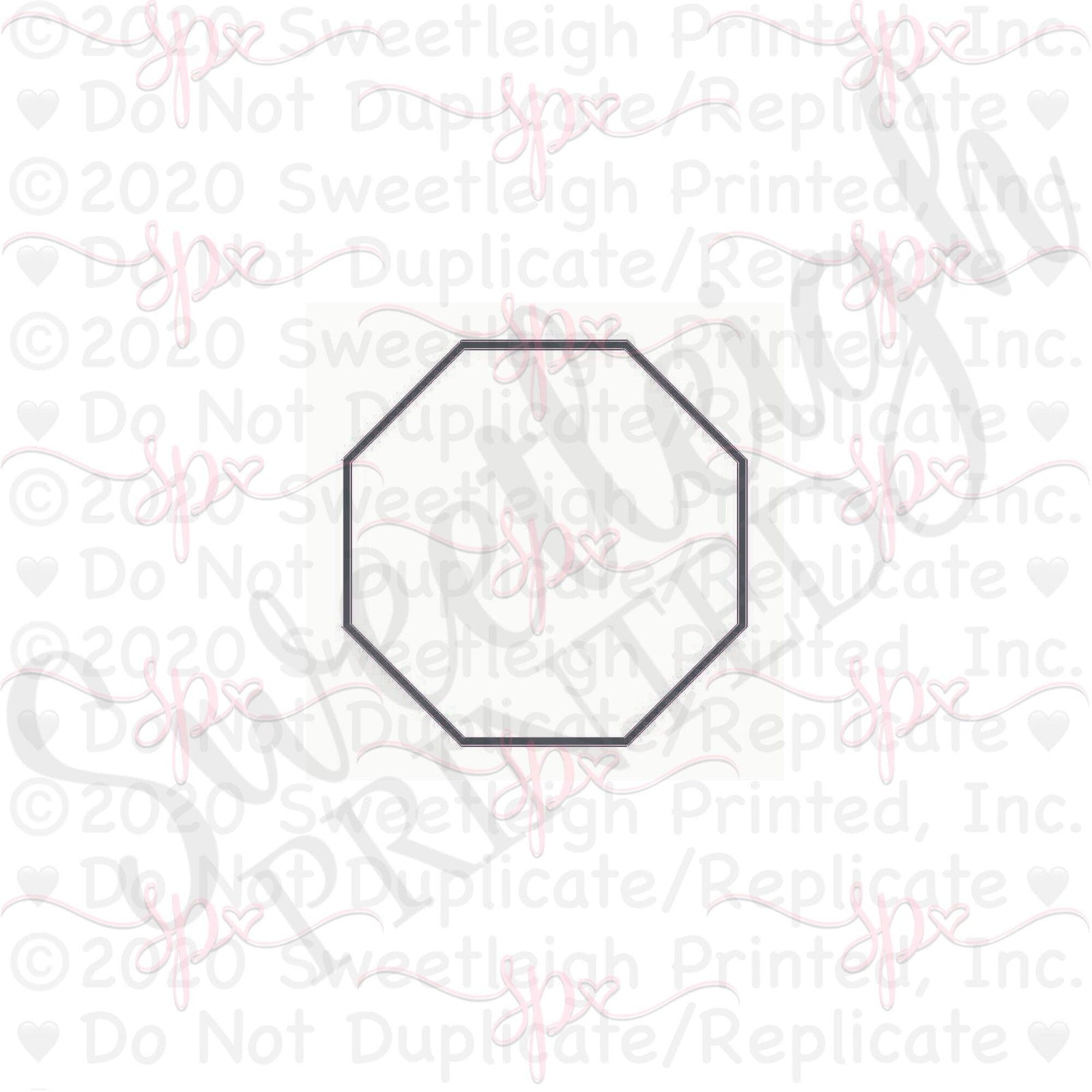Octagon Cookie Cutter - Sweetleigh 