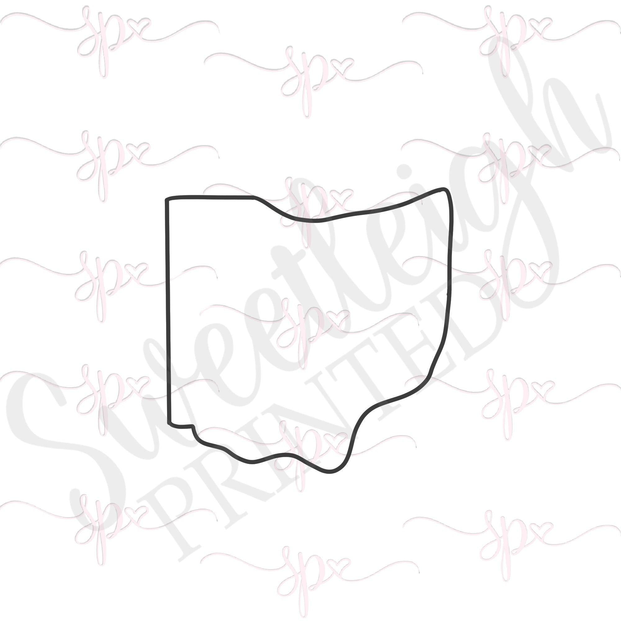 Ohio Cookie Cutter - Sweetleigh 