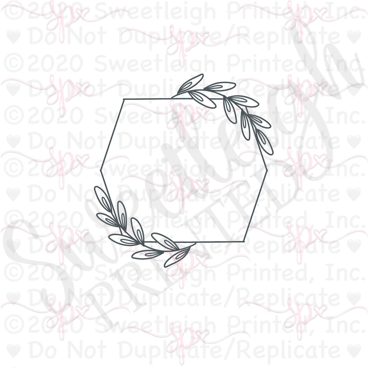 Olive Plaque Cookie Cutter - Sweetleigh 