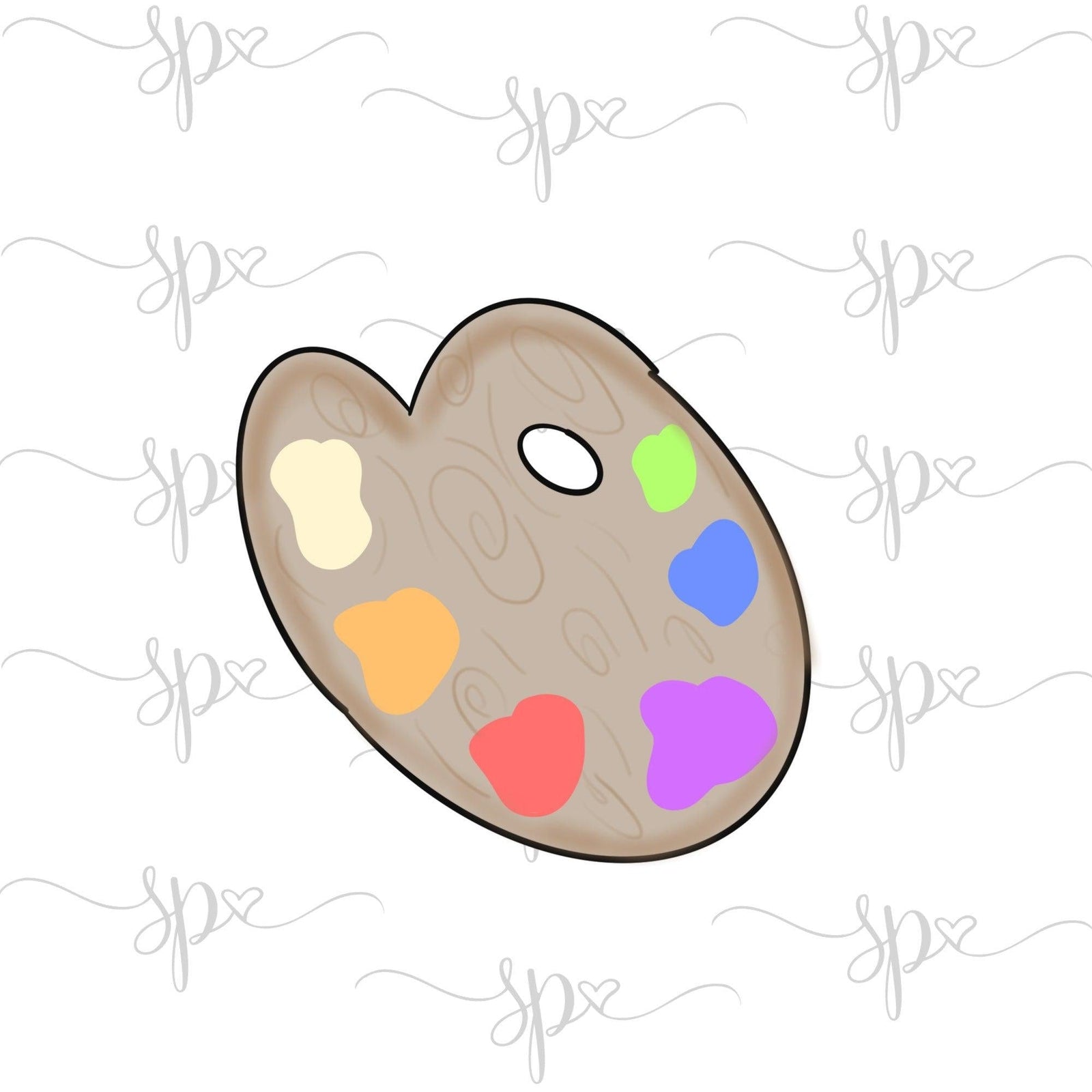 Paint Palette Cookie Cutter - Sweetleigh 