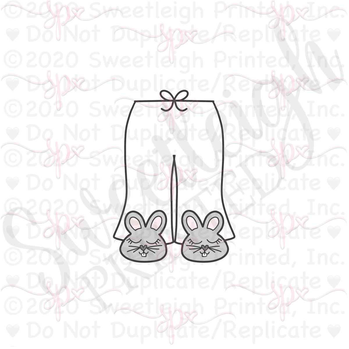 Pajama Bottoms Cookie Cutter - Sweetleigh 