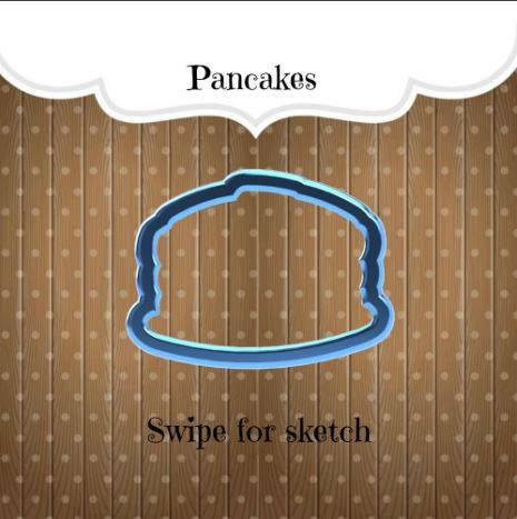 Pancakes Cookie Cutter - Sweetleigh 