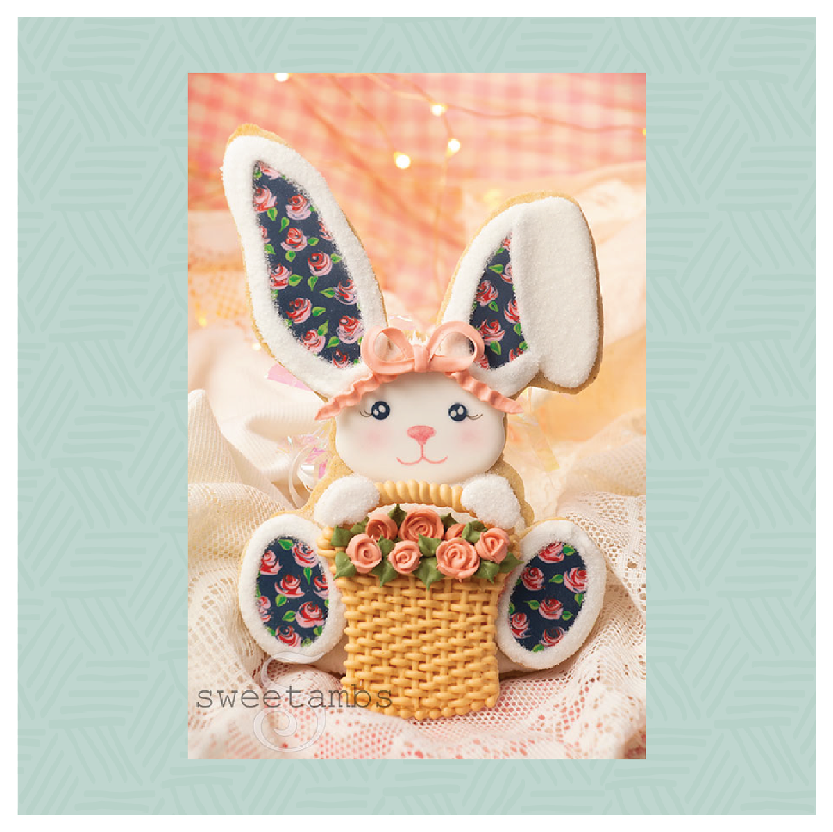 SweetAmbs Easter Bunny Centerpiece Cookie Cutter Set