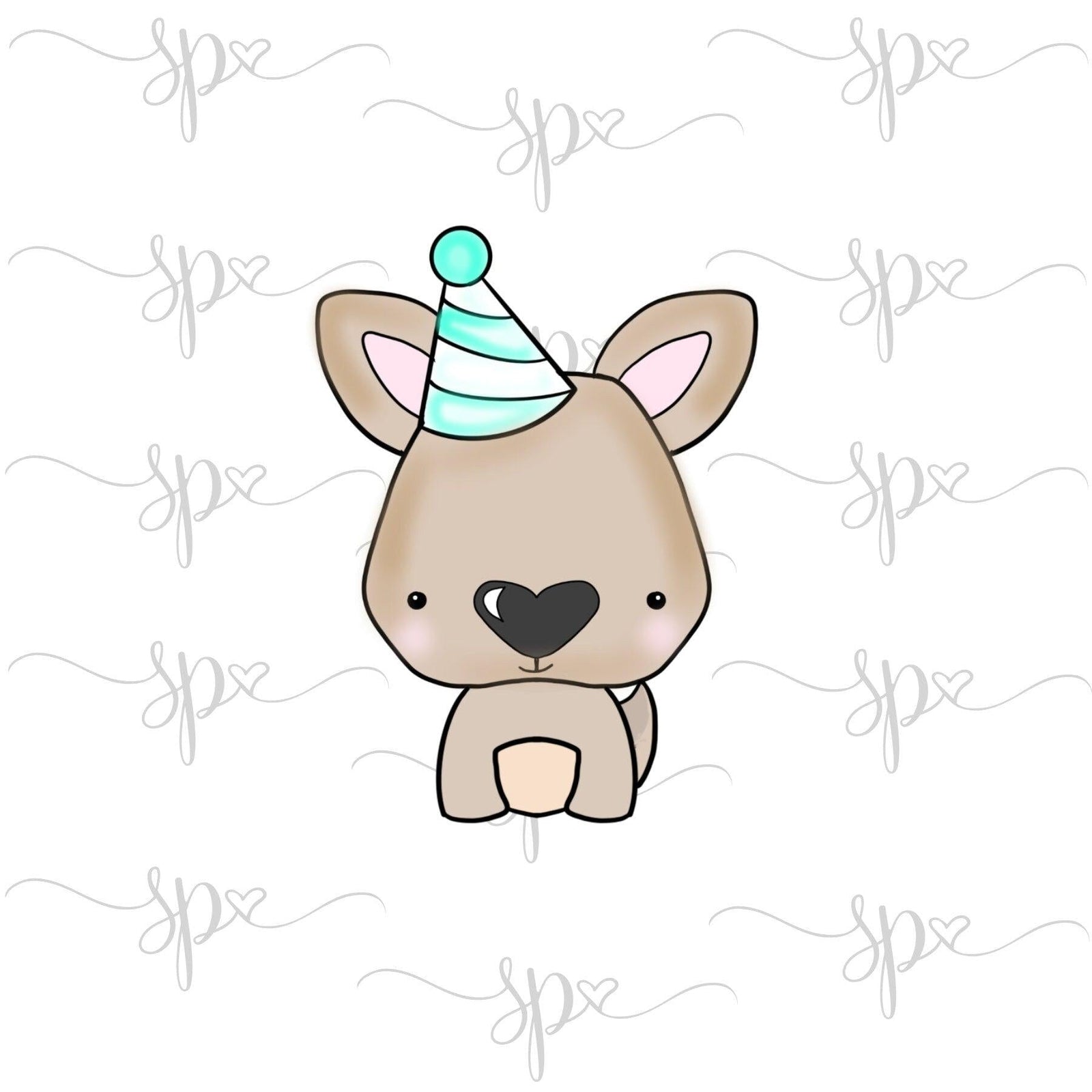 Party Kangaroo Body Cookie Cutter - Sweetleigh 