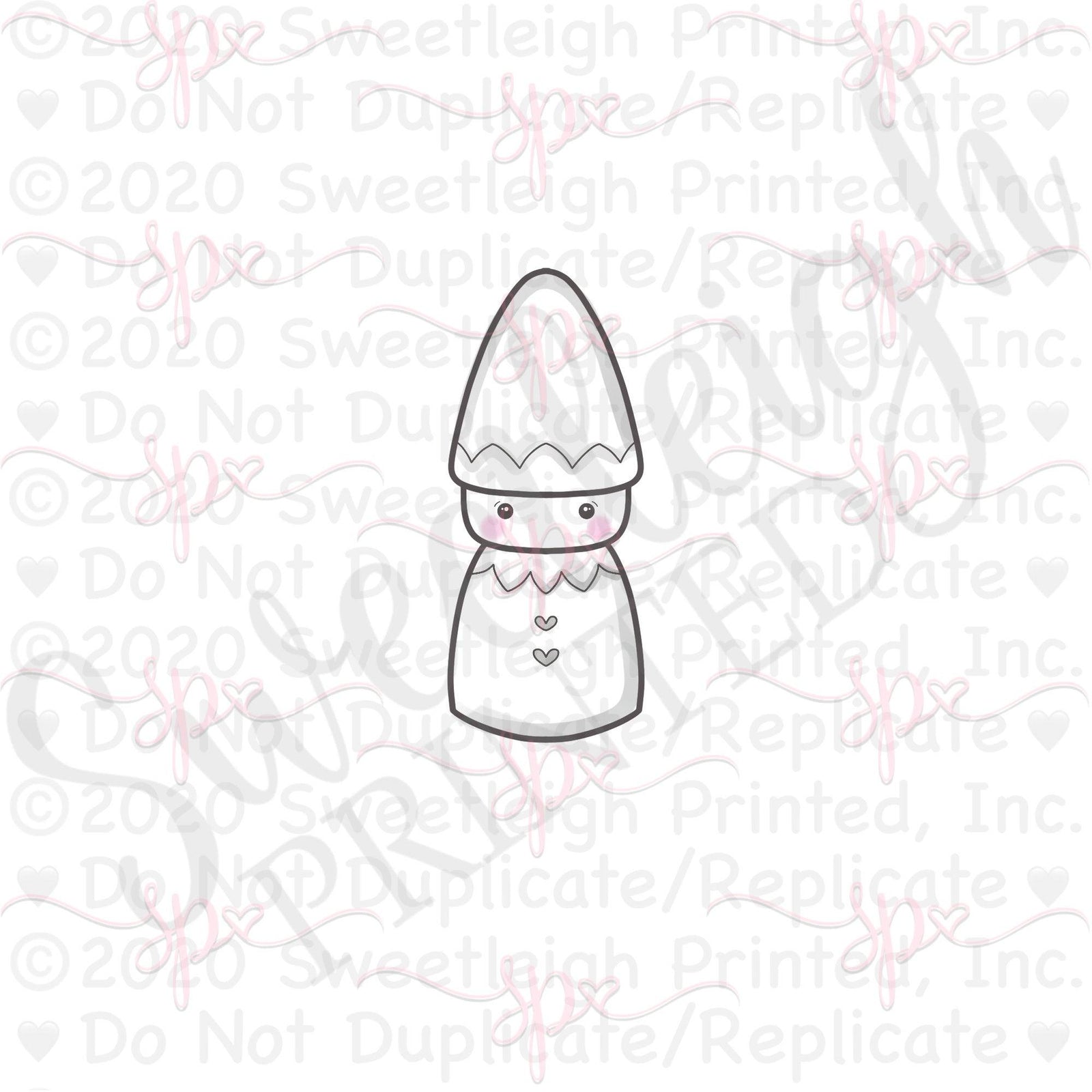 Peg Person Cookie Cutter - Sweetleigh 