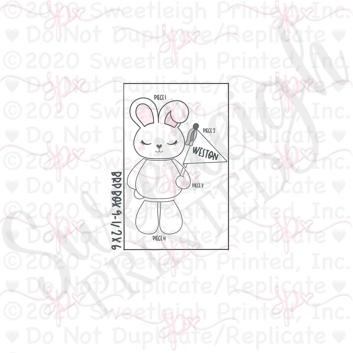 Pennant Bunny 4 Piece Set - Sweetleigh 