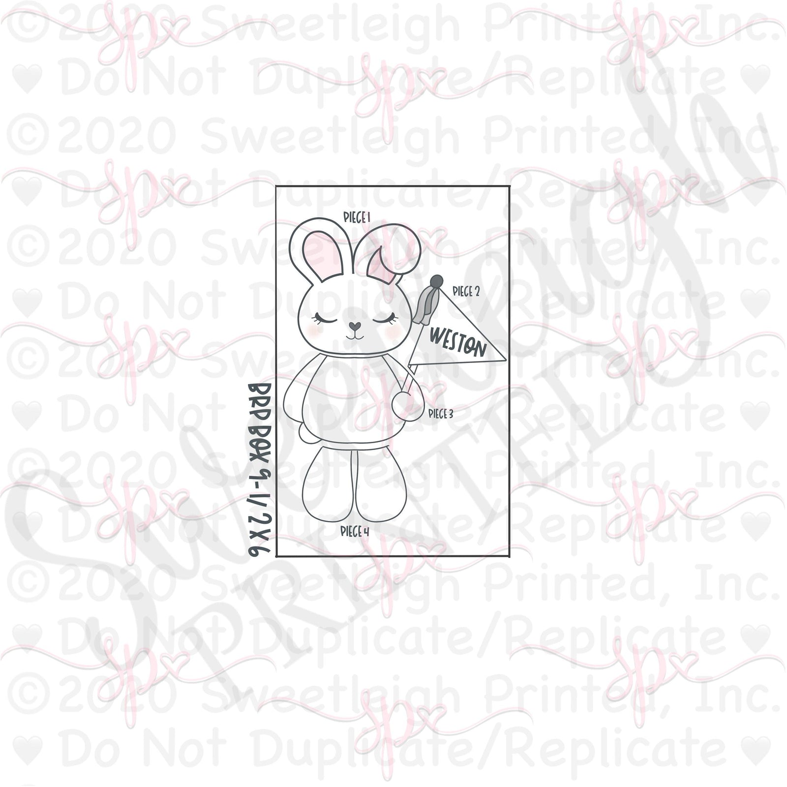 Pennant Bunny 4 Piece Set - Sweetleigh 