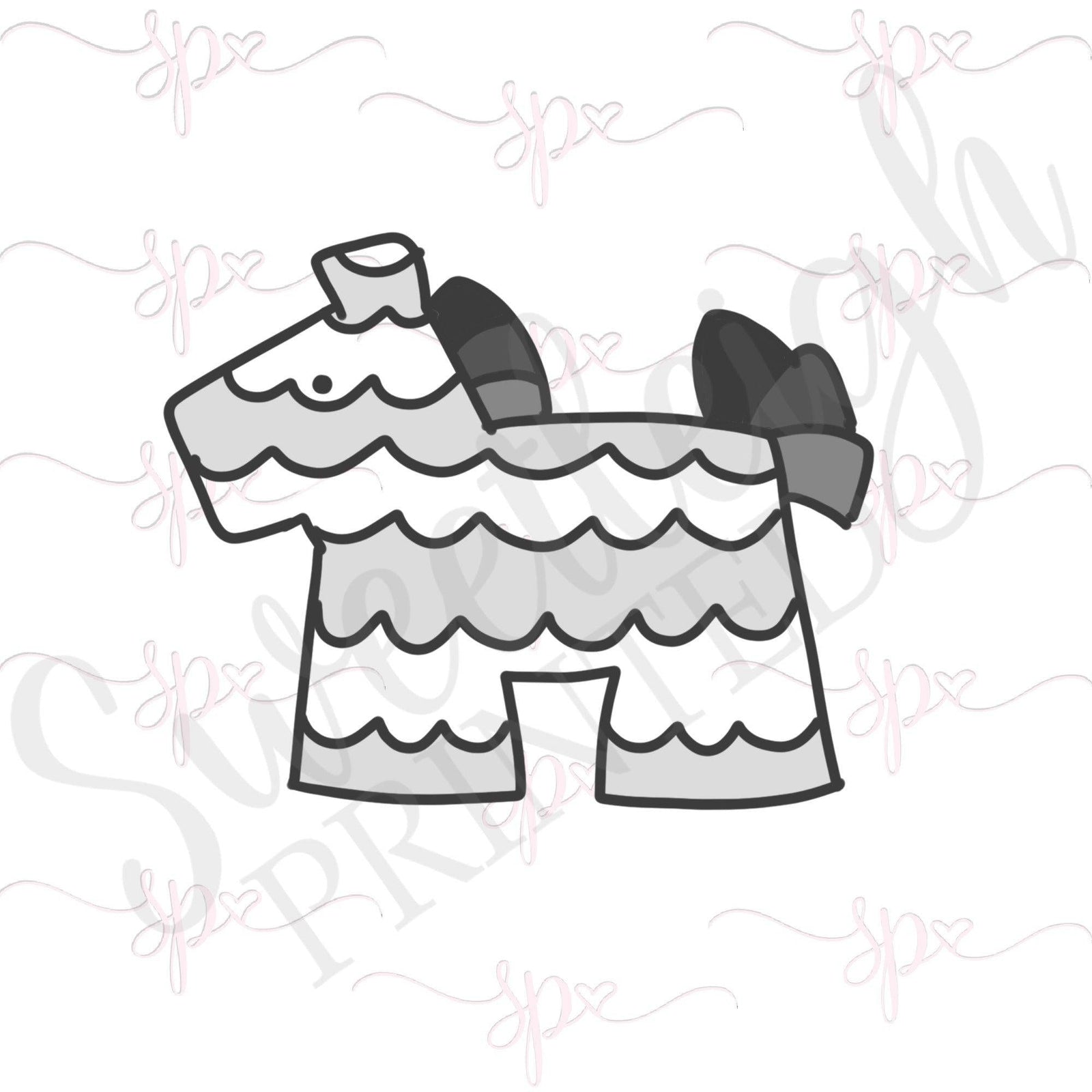 Piñata 2 Cookie Cutter - Sweetleigh 