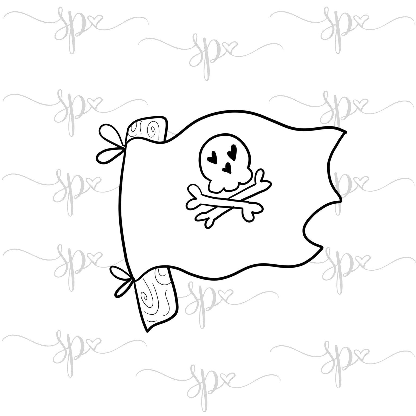 Pirate Flag Cookie Cutter - Sweetleigh 