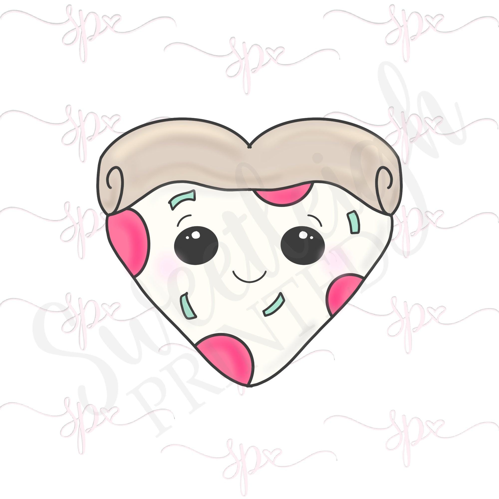 Pizza Slice Heart Cookie Cutter - Sweetleigh 