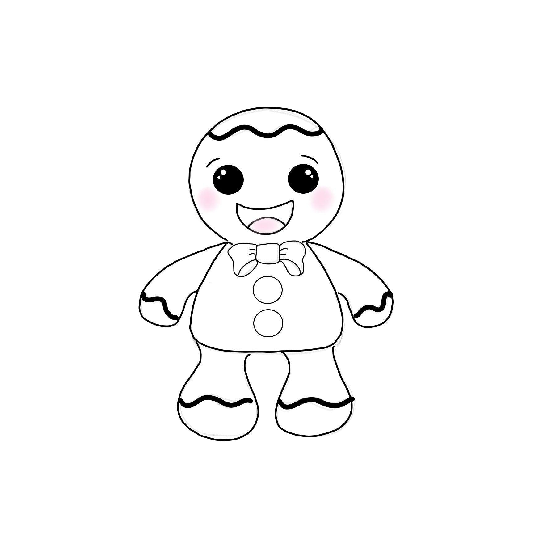 Plump Boy Gingerbread Cookie Cutter - Sweetleigh 