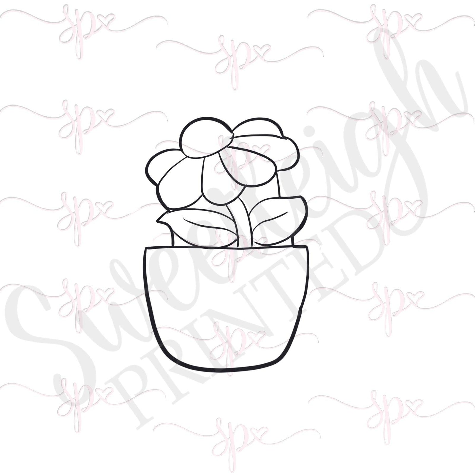 Pocket Daisy Cookie Cutter - Sweetleigh 