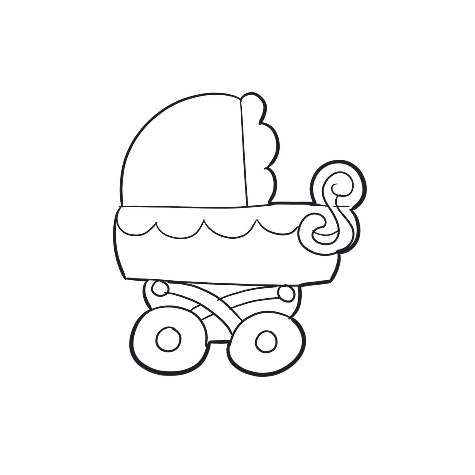 Pram Cookie Cutter - Sweetleigh 