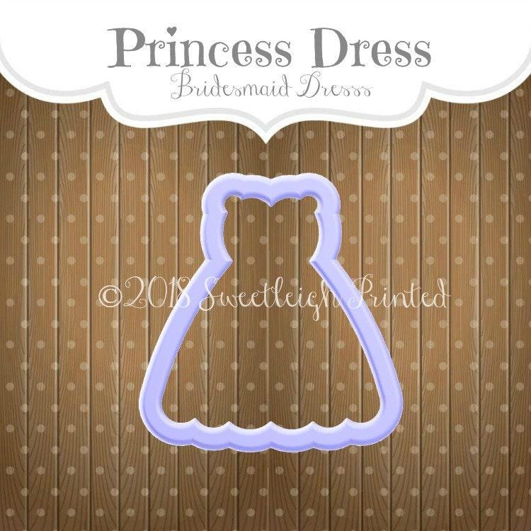 Princess Dress Cookie Cutter - Sweetleigh 
