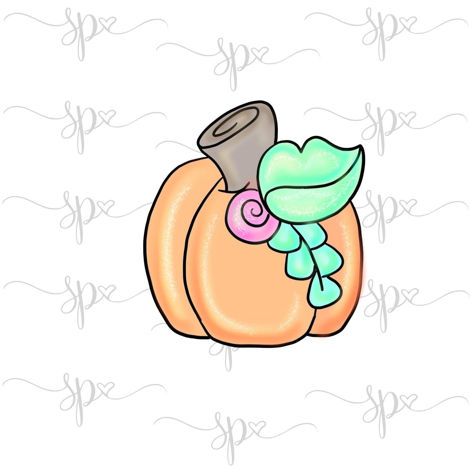 Pumpkin 1 Cookie Cutter - Sweetleigh 