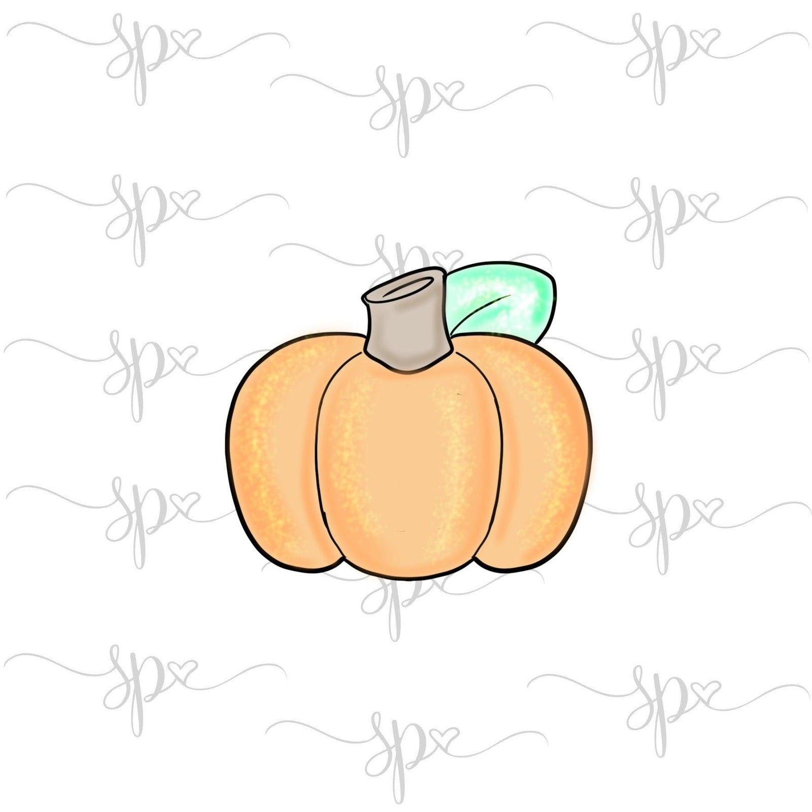 Pumpkin 2 Cookie Cutter - Sweetleigh 