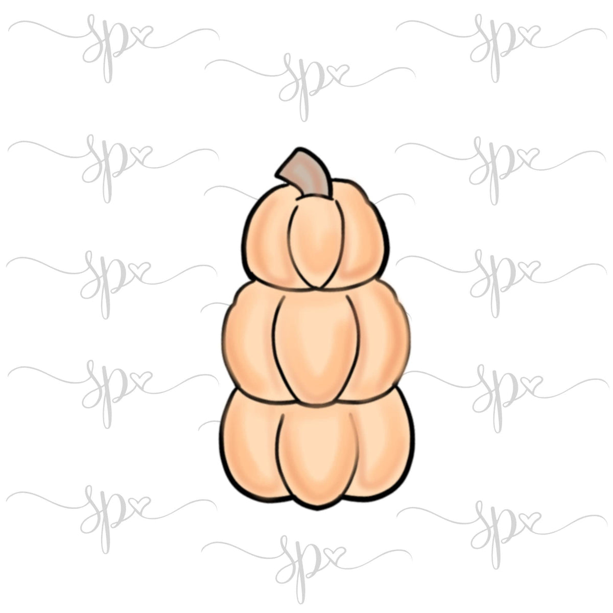 Pumpkin Stack Cookie Cutter - Sweetleigh 