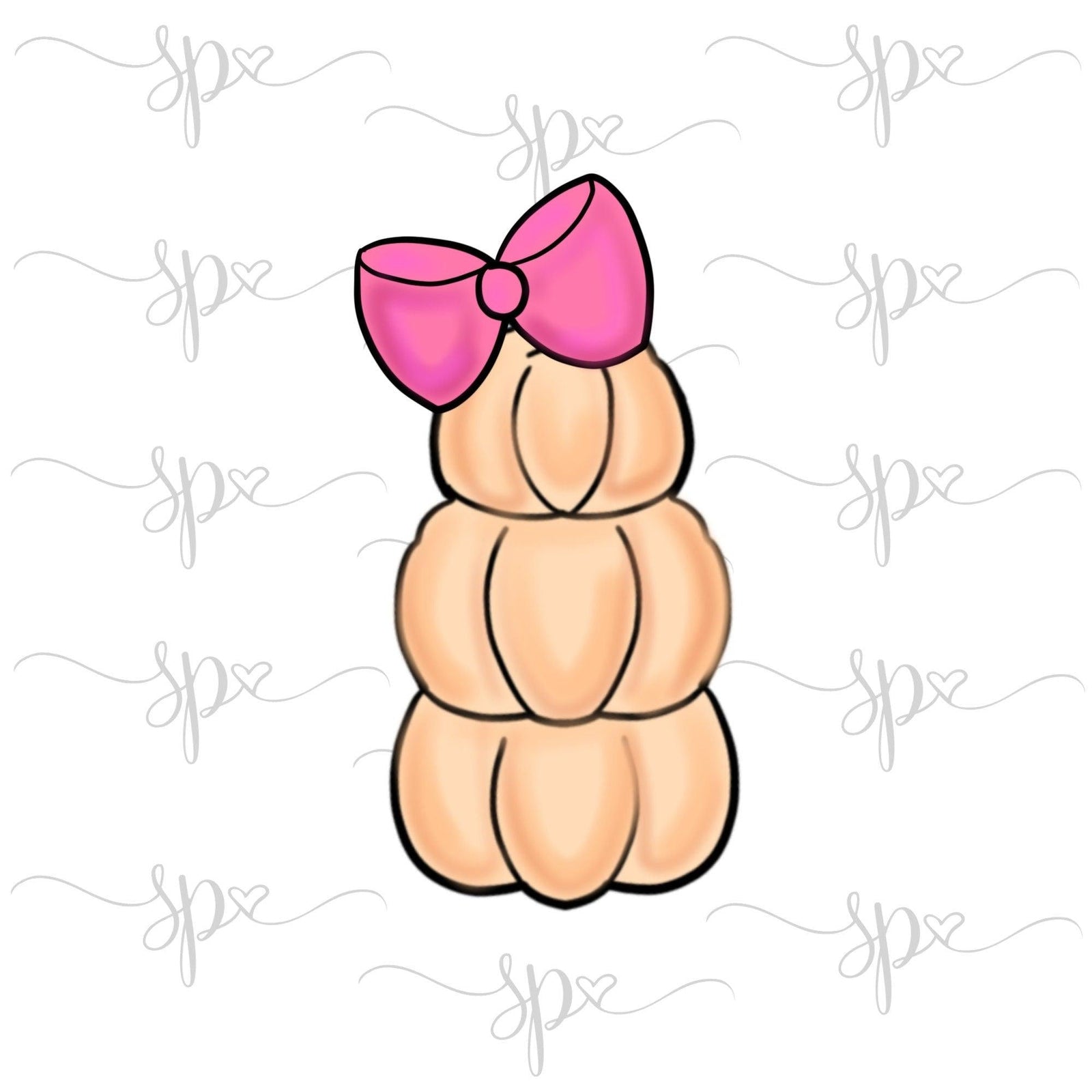 Pumpkin Stack with Bow Cookie Cutter - Sweetleigh 