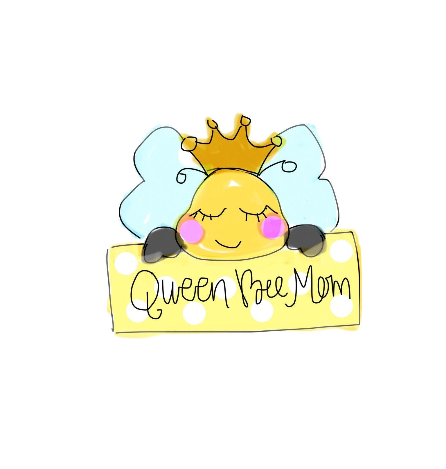 Queen Bee Plaque Cookie Cutter - Sweetleigh 