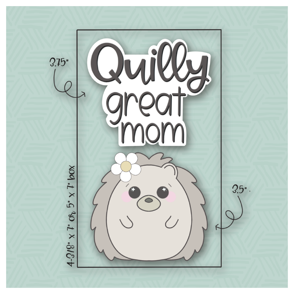 Quilly Great Mom 2 Piece Cookie Cutter Set