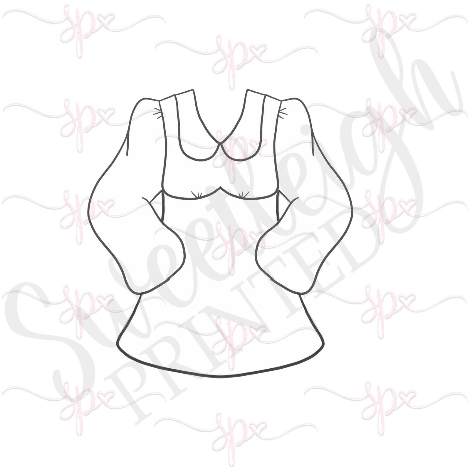 Retro Dress Cookie Cutter - Sweetleigh 