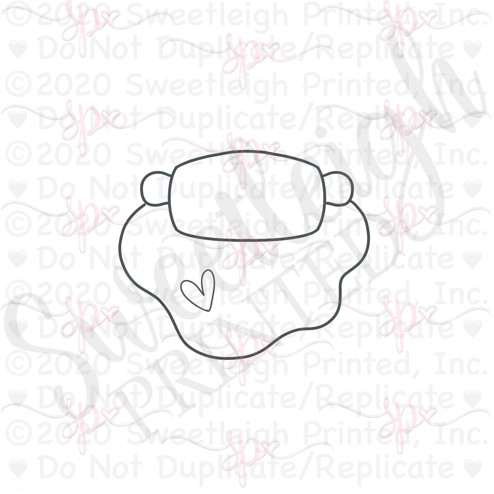 Rolling Pin with Dough Cookie Cutter - Sweetleigh 