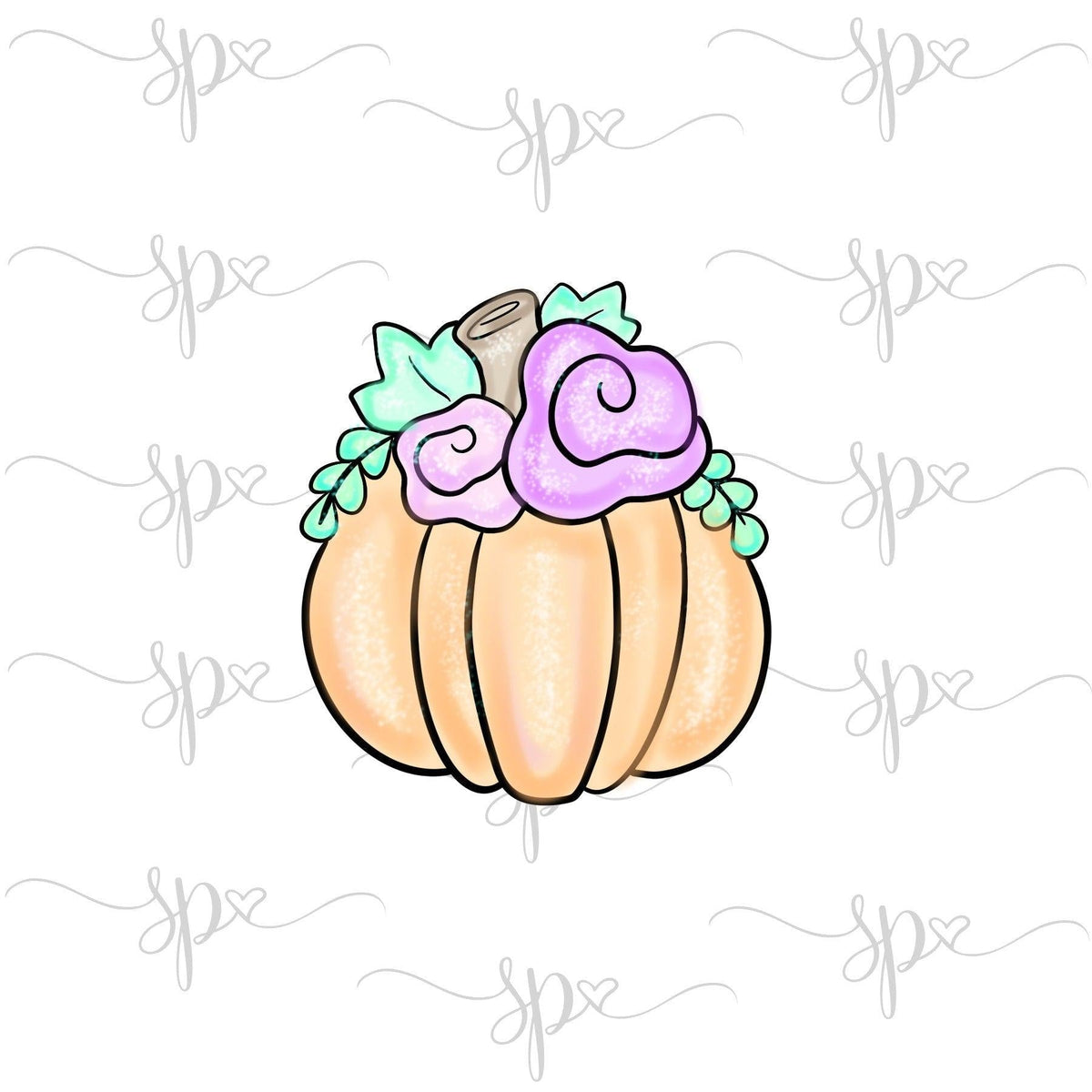 Rose Pumpkin Cookie Cutter - Sweetleigh 