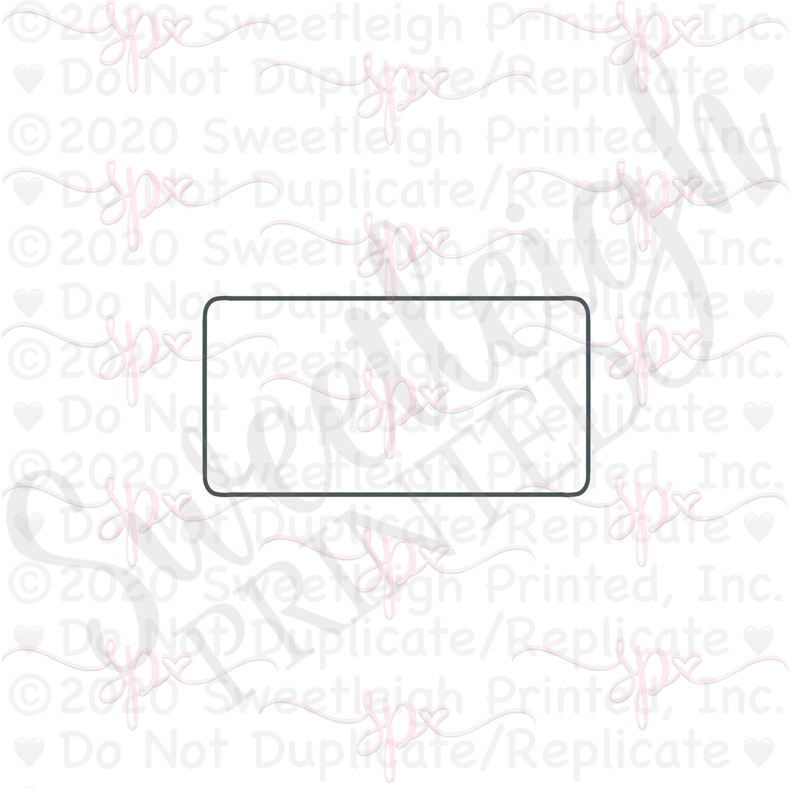 Rounded Rectangle Cookie Cutter - Sweetleigh 