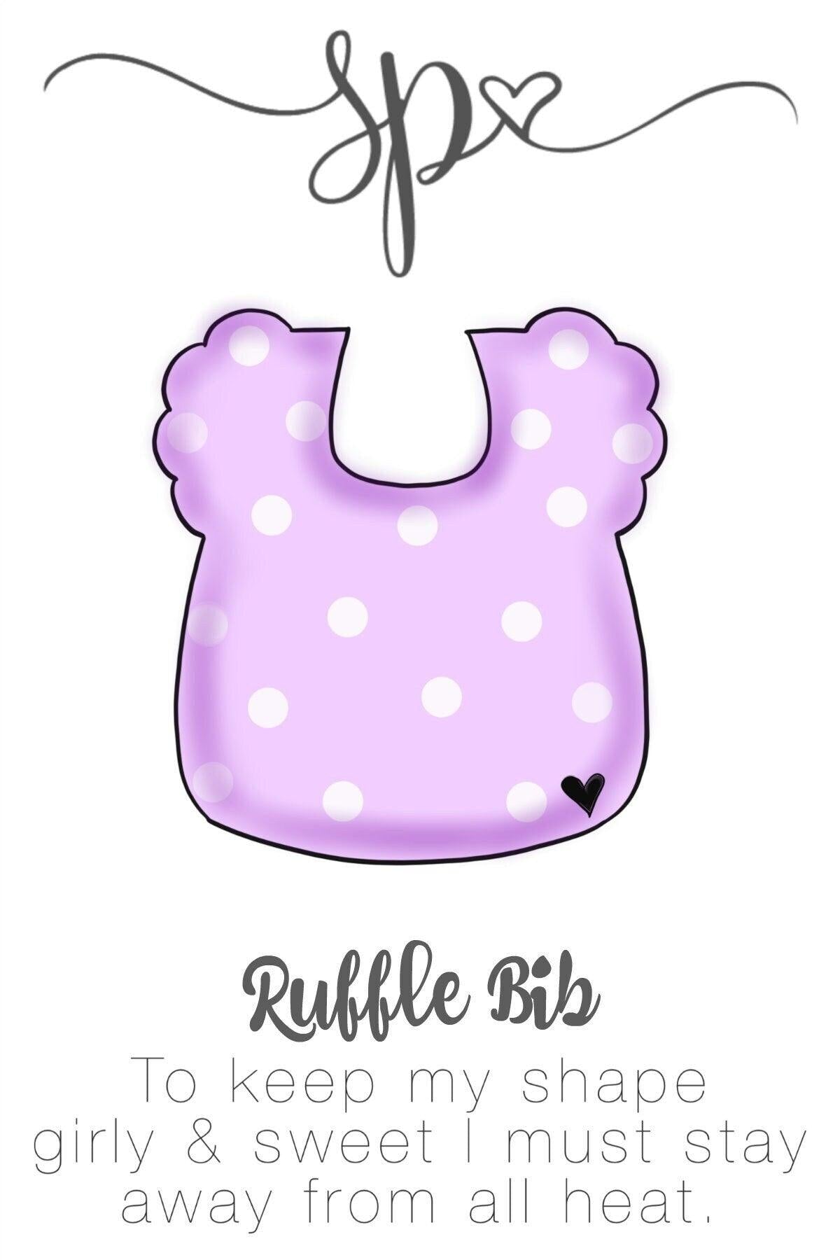 Ruffle Bib Cookie Cutter - Sweetleigh 