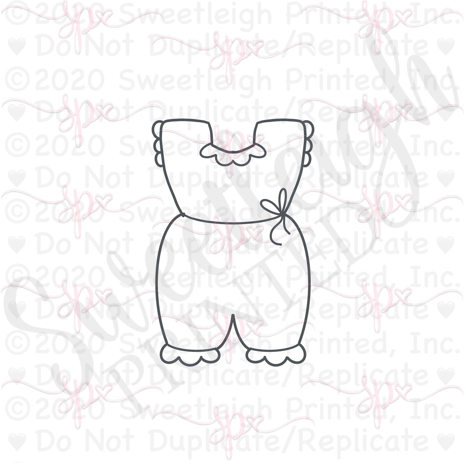 Ruffle Jumper Cookie Cutter - Sweetleigh 