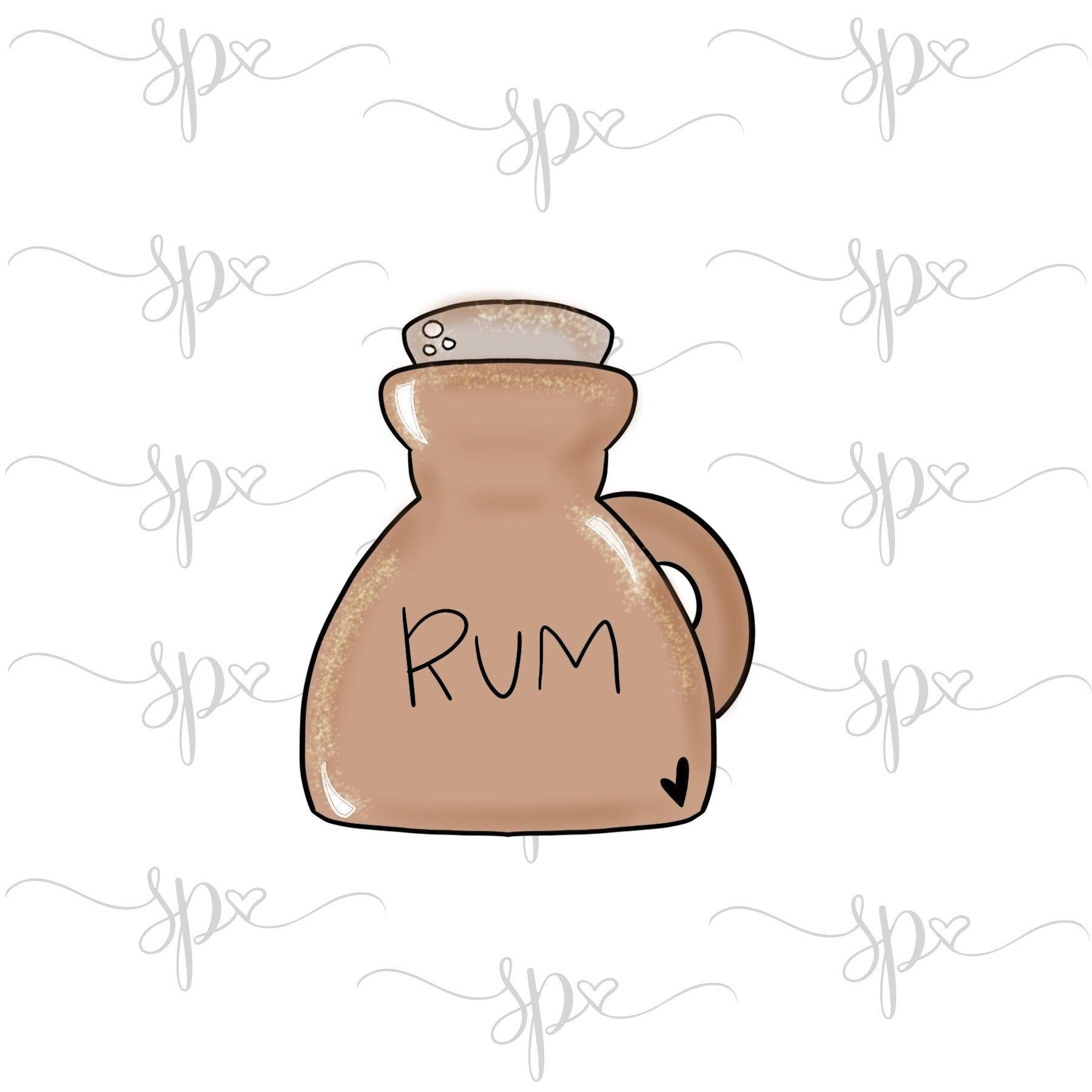 Rum Jug Cookie Cutter - Sweetleigh 