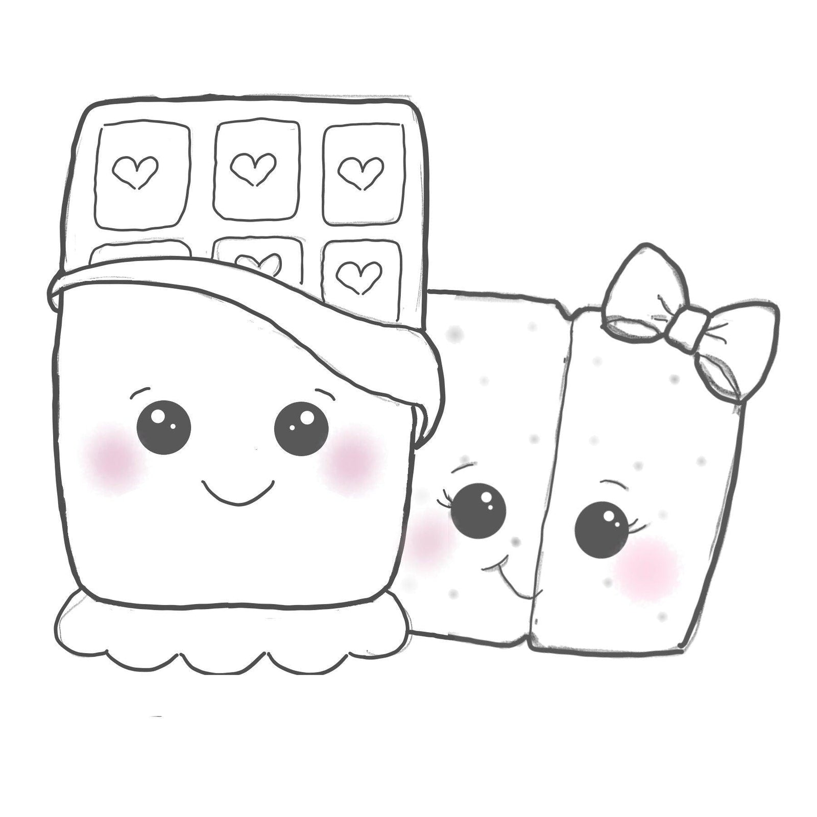 S'mores Besties Cookie Cutter - Sweetleigh 