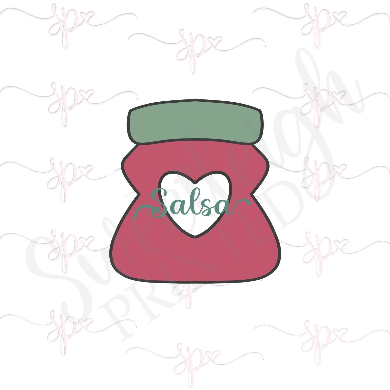 Salsa Cookie Cutter - Sweetleigh 