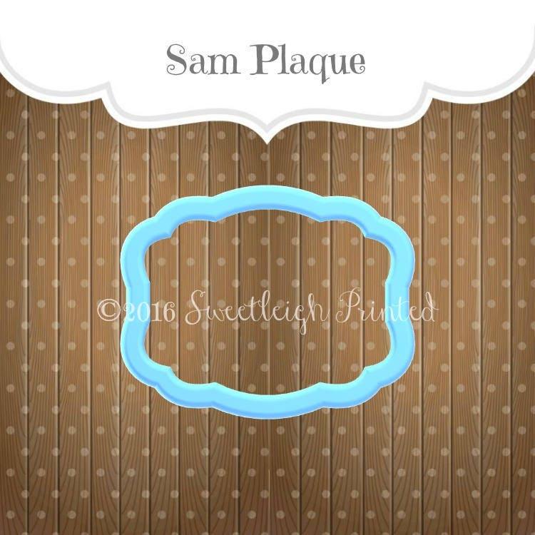 Sam Plaque Cookie Cutter - Sweetleigh 