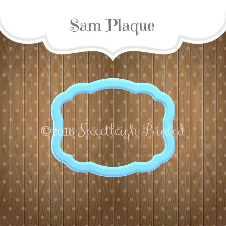 Sam Plaque Cookie Cutter - Sweetleigh 