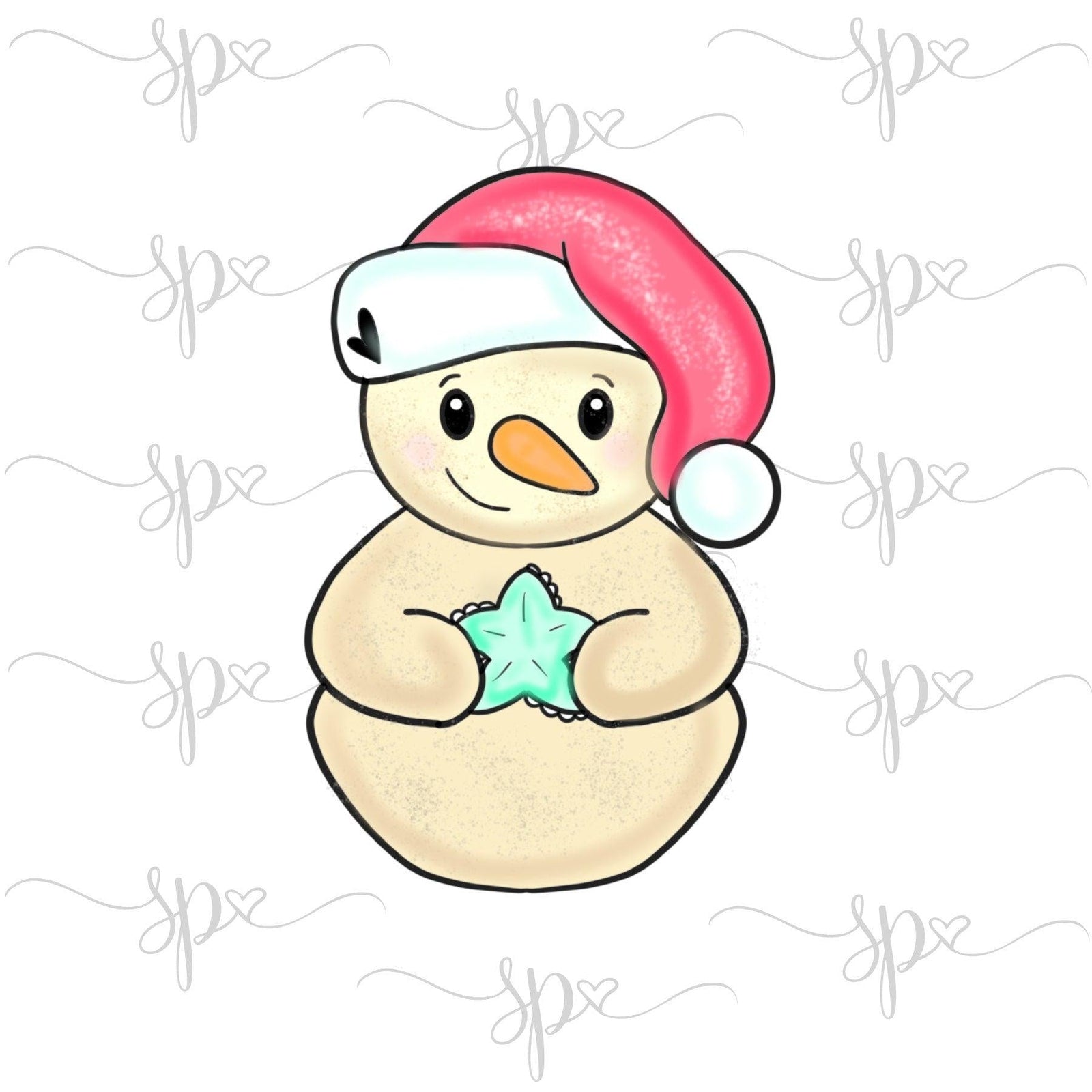 Sand Snowman Cookie Cutter - Sweetleigh 