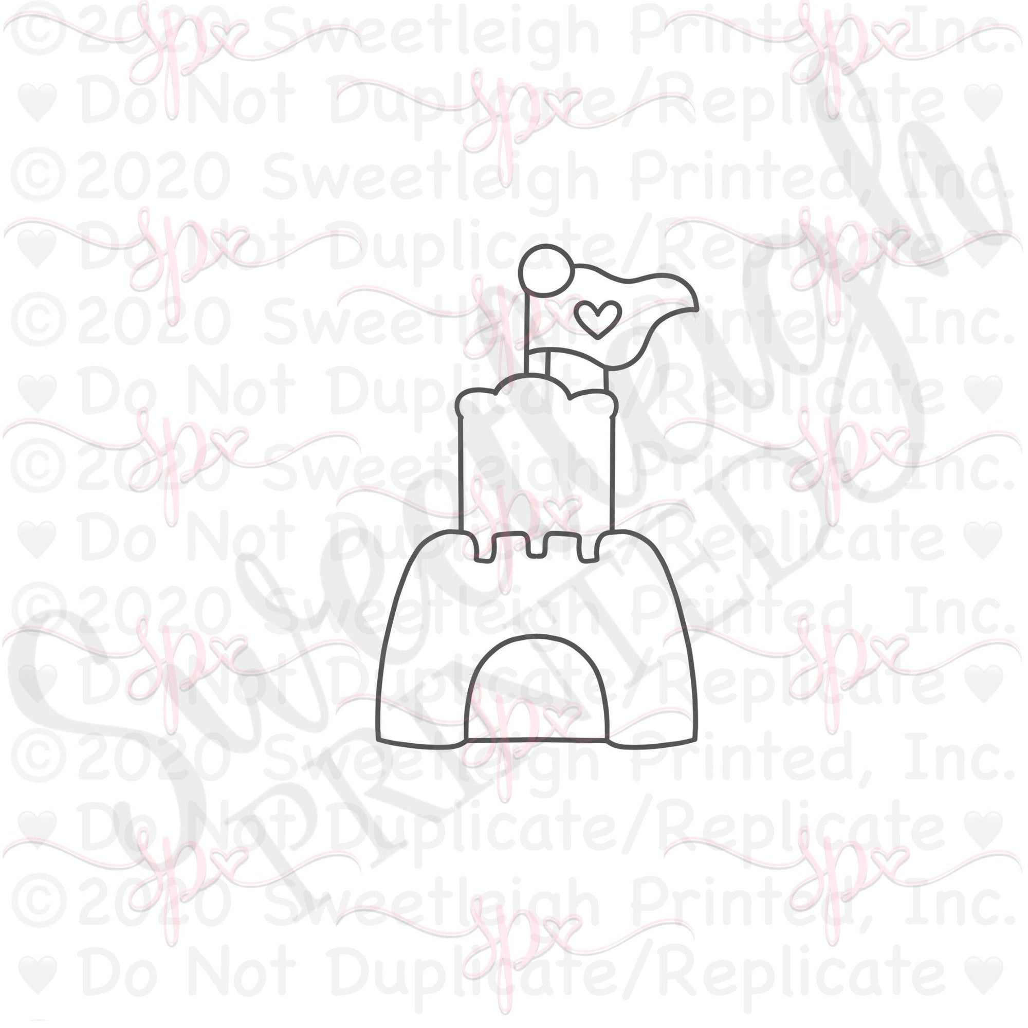 Sandcastle Cookie Cutter - Sweetleigh 