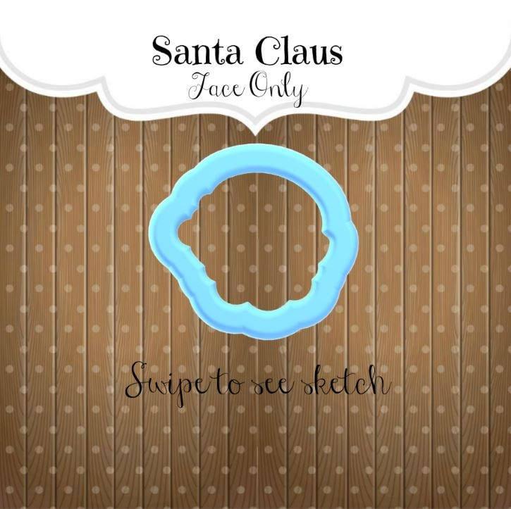 Santa Claus Face Cookie Cutter - Sweetleigh 