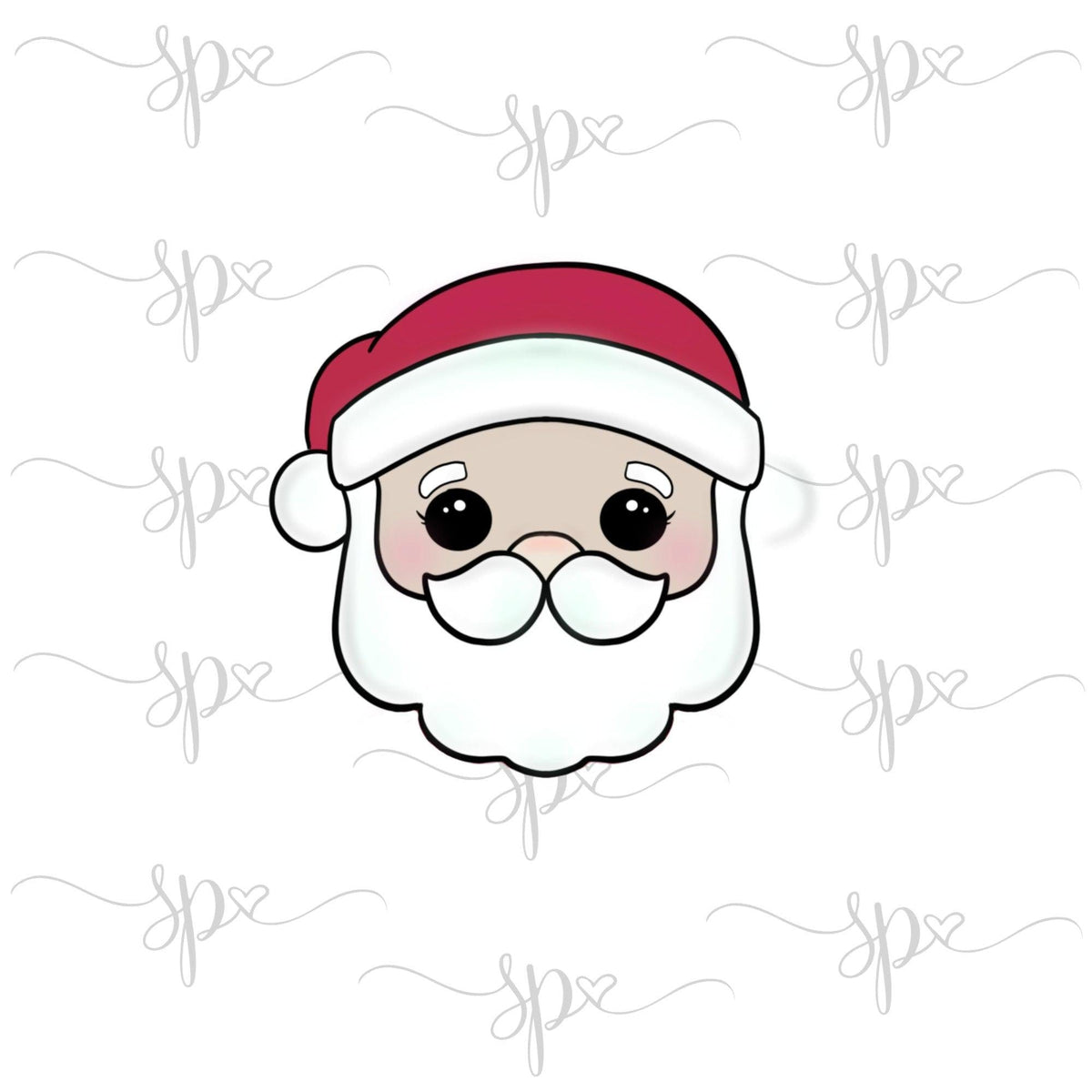 Santa Face 2019 Cookie Cutter - Sweetleigh 