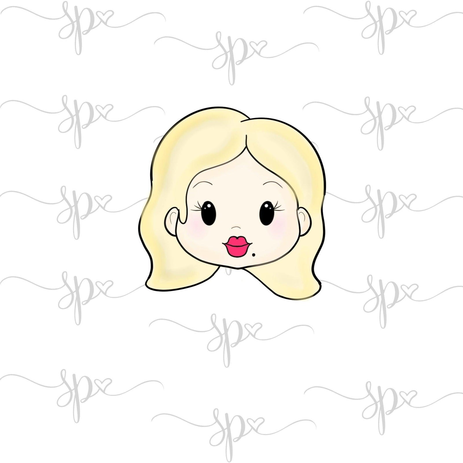 Sarah Face 2019 Cookie Cutter - Sweetleigh 