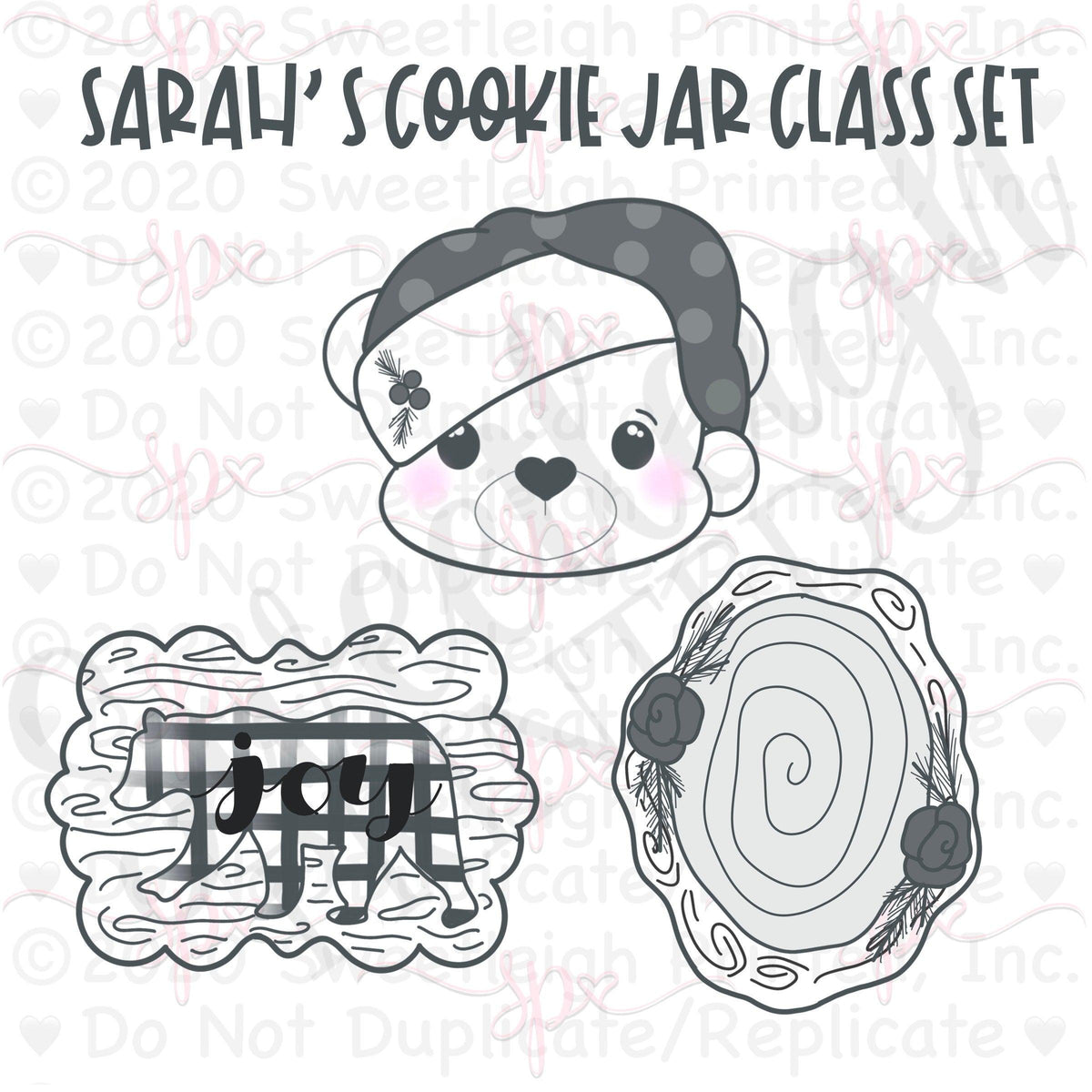 Sarah&#39;s Cookie Jar Class Cookie Cutter Set - Sweetleigh 