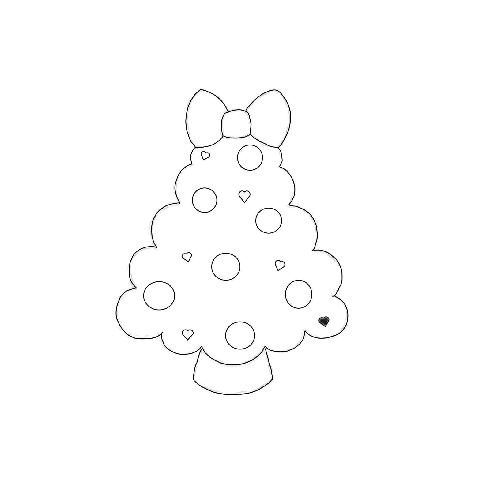 Scallop Tree With Bow Cookie Cutter - Sweetleigh 