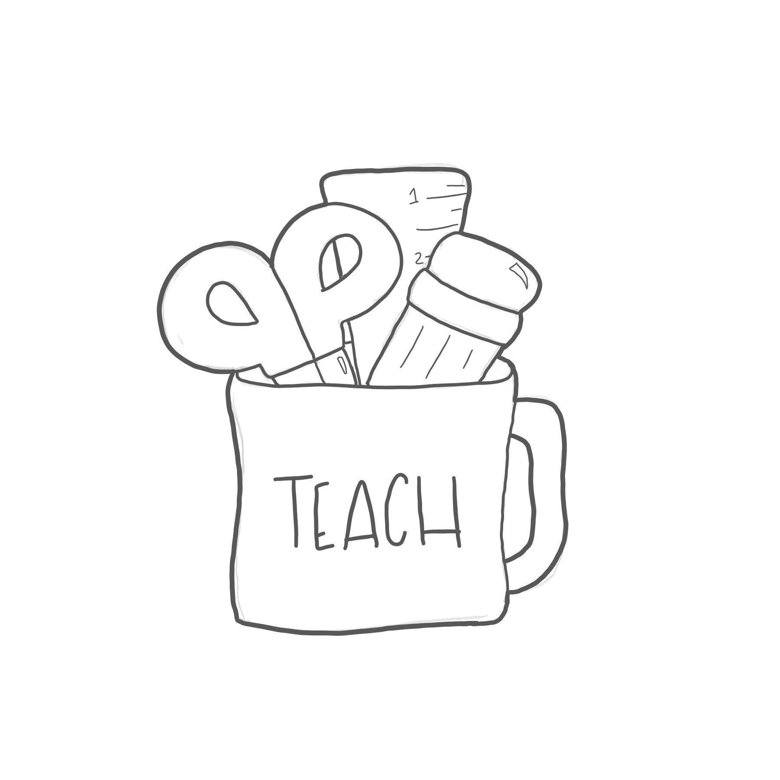 School Mug Cookie Cutter - Sweetleigh 