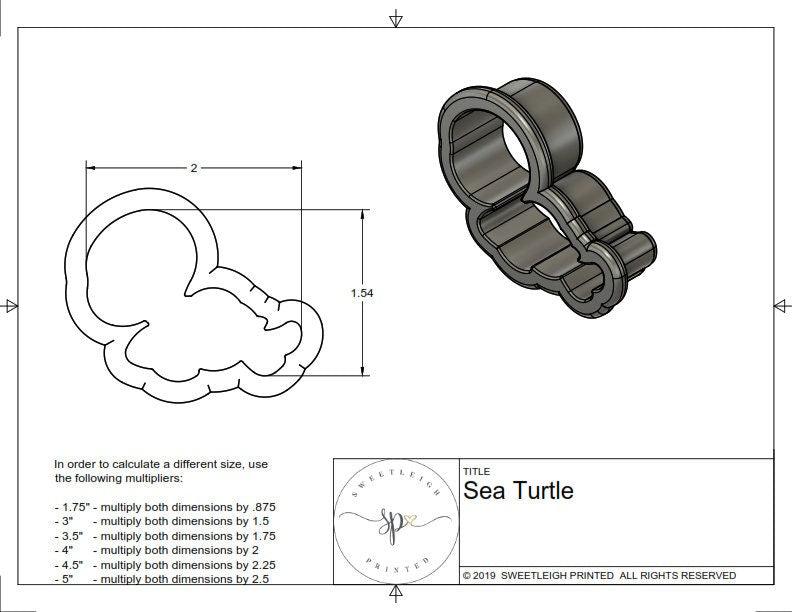 Sea Turtle by Lady Milkstache - Sweetleigh 