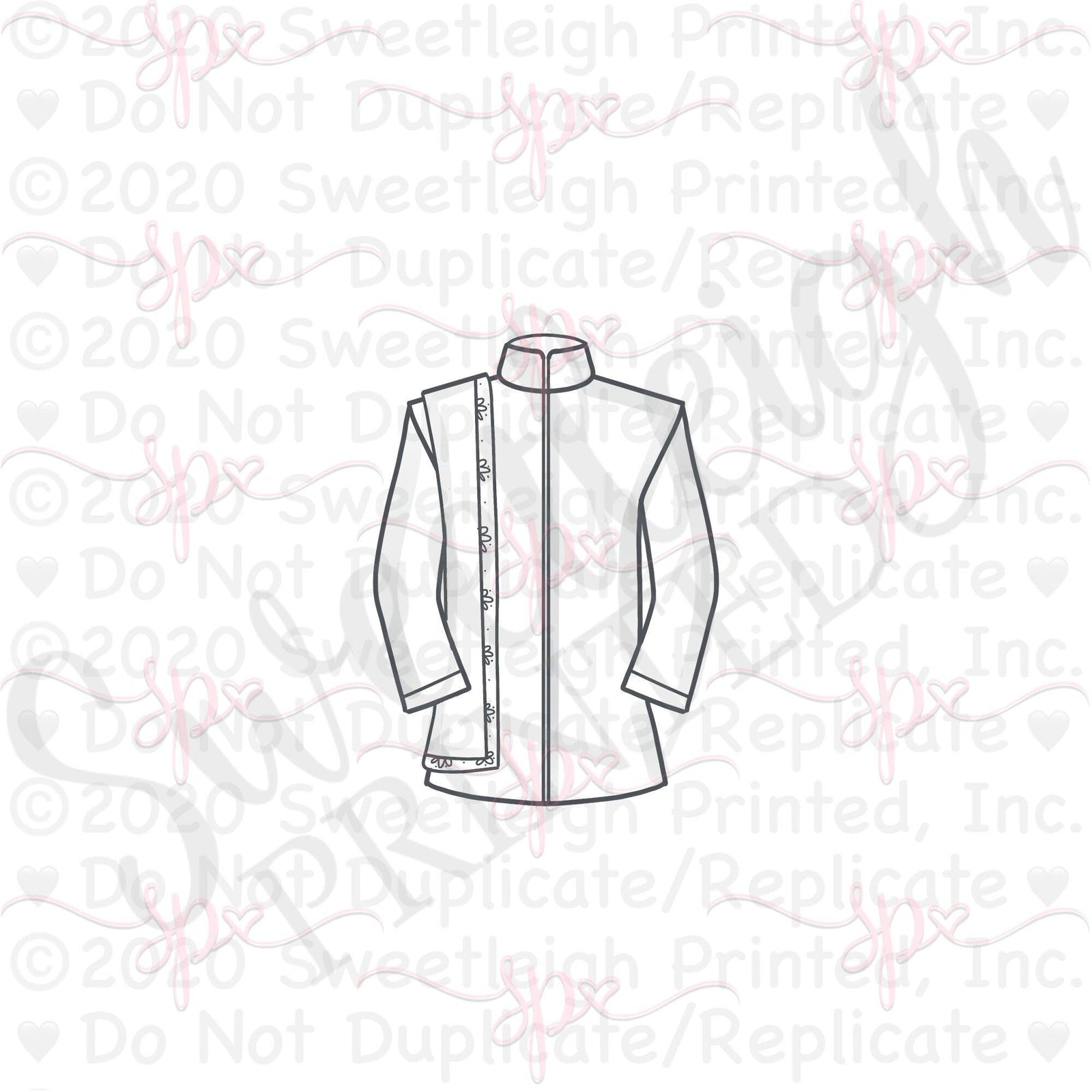 Sherwani Cookie Cutter - Sweetleigh 