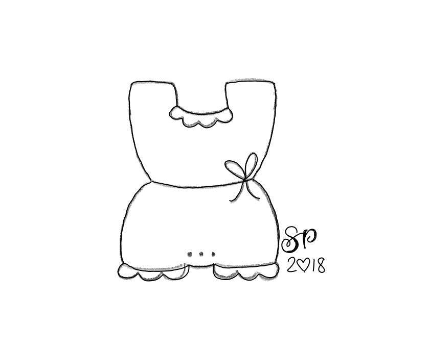 Short Girly Jumper Cookie Cutter - Sweetleigh 
