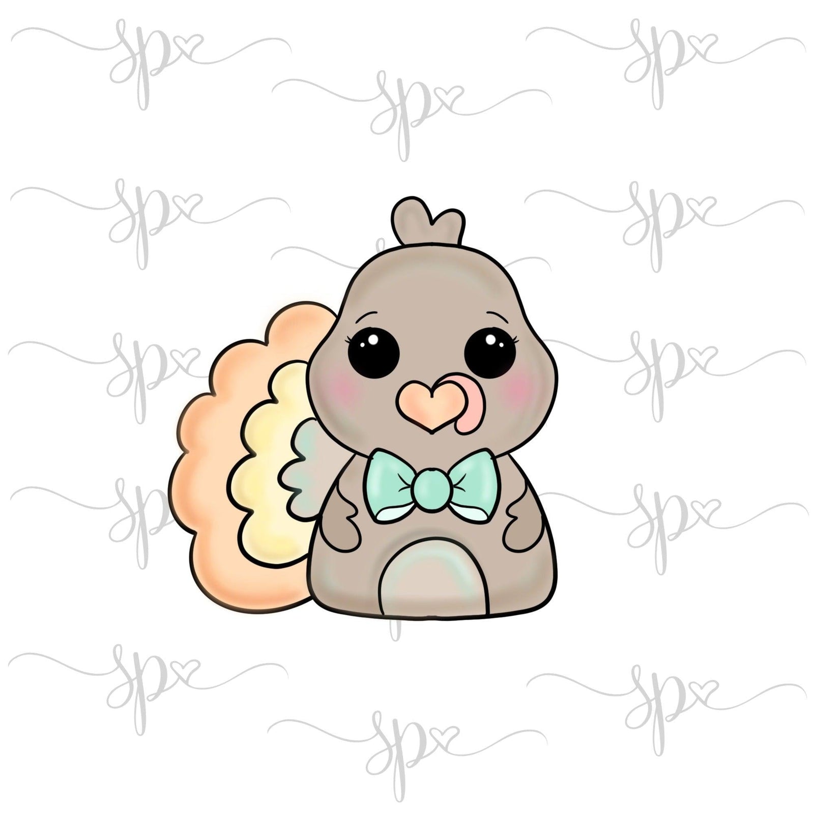 Side Turkey 2018 Cookie Cutter - Sweetleigh 